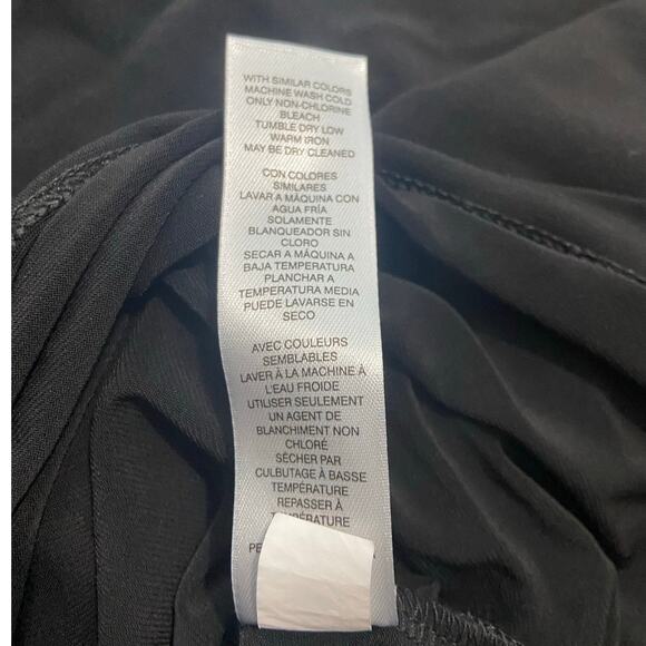 Chicos 1 Tank Dress Womens M Black Sleeveless Keyhole Back Stretch - Picture 9 of 11